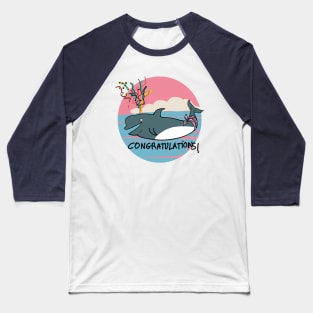 Congratulations Whale Baseball T-Shirt